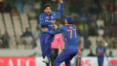 IND vs NZ 2nd T20I Live Score: न्यूजीलैंड की पारी लड़खड़ाई, कुलदीप यादव ने डेरिल मिशेल को बनाया अपना शिकार