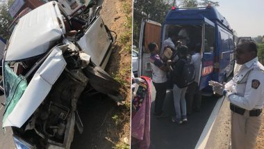 Maharashtra Road Accident: महाराष्ट्र के पालघर में बड़ा हादसा, कार और ट्रक की भीषण टक्कर में तीन की मौत, 4 जख्मी