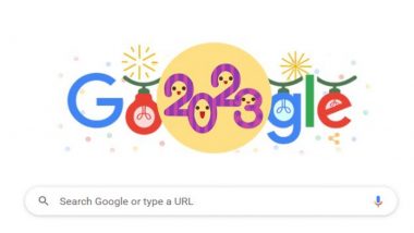 New Year's Day 2023 Google Doodle: नए साल 2023 के पहले दिन गूगल ने बनाया शानदार डूडल, कुछ इस तरह किया स्वागत