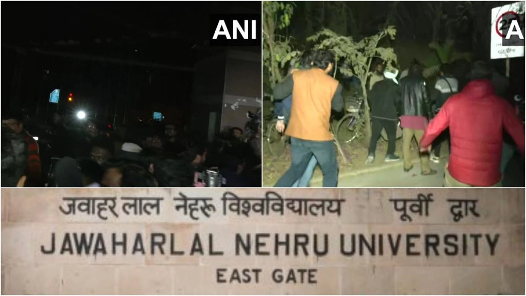 पीएम मोदी पर बनी BBC की डॉक्यूमेंट्री पर बवाल,  JNU में  फिल्म देख रहे छात्रों पर पथराव
