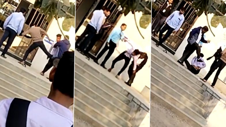 Maharashtra: शिक्षकों ने 11वीं में पढ़ने वाले छात्र को लात-घूसों से पीटा- Video वायरल
