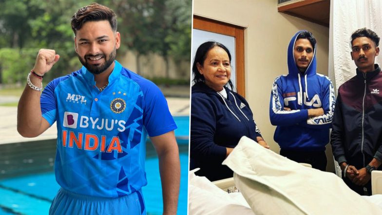 Rishabh Pant Emotional Post: कार एक्सीडेंट में जान बचाने वाले दोनों लड़के रजत और निशु का ऋषभ पंत ने शेयर की फोटो, लिखा- 'हमेशा आभारी रहूंगा'