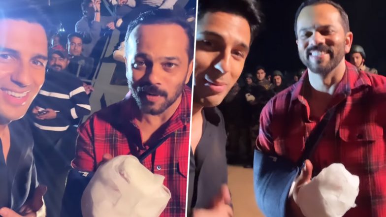 जख्मी होने के 12 घंटे के भीतर 'इंडियन पुलिस फोर्स' के सेट पर लौटे Rohit Shetty, दो उंगलियों में लगे हैं टांके (Watch Video)