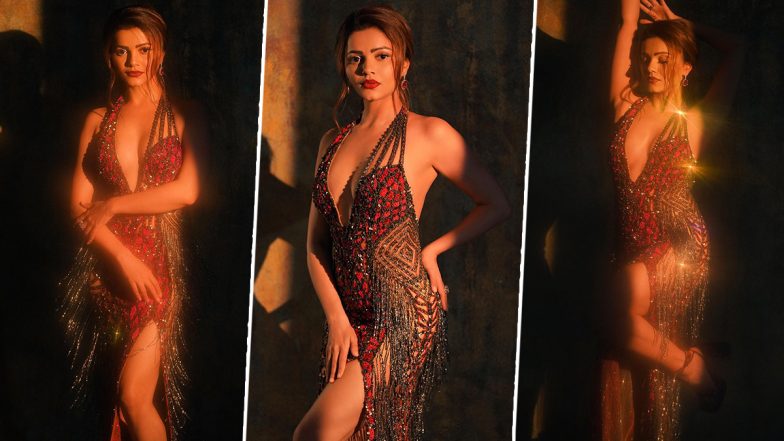 Rubina Dilaik ने हॉट ट्रांसपेरेंट बॉडीकॉन ड्रेस पहन गिराई बिजली, एक्ट्रेस की दिलकश अदाएं जीत लेंगी आपका दिल (View Pics)