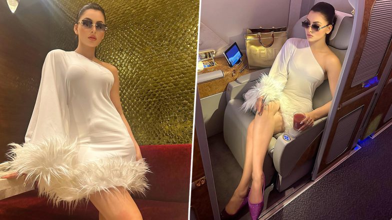 Paris Fashion Week के लिए रवाना हुईं Urvashi Rautela, एक्ट्रेस ने अपने स्टनिंग अवतार से बढ़ाया सोशल मीडिया का पारा (View Pics)