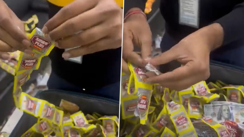Video: कोलकाता एयरपोर्ट पर कस्टम अधिकारियों ने गुटखा पाउच में डॉलर की तस्करी करने की कोशिश कर रहे यात्री को किया गिरफ्तार