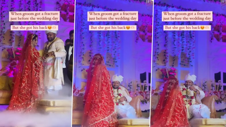 Viral Video: शादी से ठीक पहले दूल्हे के पैर में हुआ फ्रैक्चर, फिर दुल्हन ने जो किया, उसे देख आप भी करेंगे तारीफ