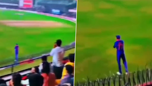 IND vs NZ 3rd ODI 2023: मैच के दौरान ‘हमारी भाभी कैसी हो, सारा भाभी जैसी हो’ के नारे लगाकर शुभमन गिल को छेड़ते नजर आए फैन्स (Watch Video)