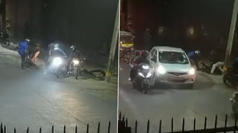 Delhi: राजधानी में अपराध बेलगाम, बाइक सवार बदमाशों ने शख्स को मारी गोली, लूट लिए पांच लाख रुपए (Watch Video)