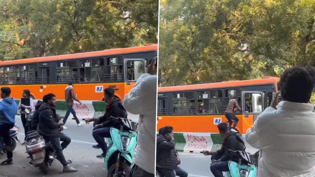 चाय के लिए दिखी ड्राइवर की दीवानगी, टी ब्रेक के लिए बीच सड़क पर रोक दी बस, लग गया जाम (Watch Viral Video)