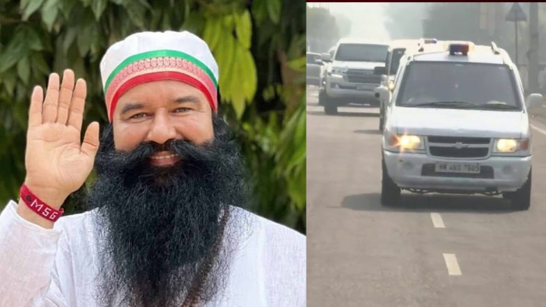 राम रहीम रोहतक जेल से रिहा, ढाई साल में 7वीं बार मिला पैरोल, बागपत आश्रम पहुंचा डेरा सच्चा सौदा प्रमुख
