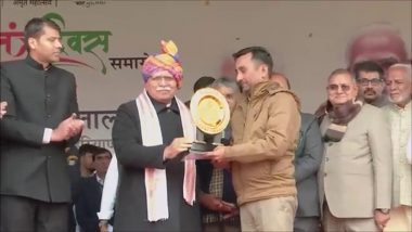 Republic Day 2023: हादसे के बाद ऋषभ पंत की जान बचाने वाले को CM मनोहर लाल ने किया सम्मानित