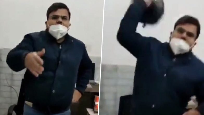 UP: मऊ जिला अस्पताल में तैनात डॉक्टर की गुंडई, पत्रकार ने जब लेट से आने पर सवाल पूछा तो हेलमेट फेंक कर मारा- Watch Video
