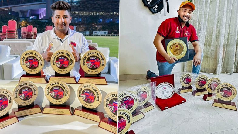 MCA Annual Awards: मुंबई क्रिकेट एसोसिएशन के अवार्ड शो में इन खिलाड़ियों का रहा बर्चस्व, अवार्डो की लगाई झड़ी