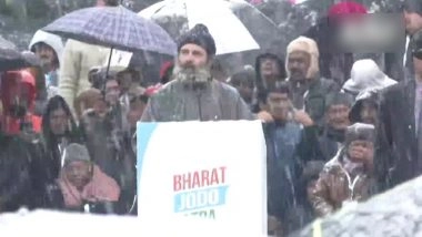 कश्मीर में बर्फबारी के बीच राहुल गांधी बोले- मोदी जी, अमित शाह जी यहां पैदल नहीं चल सकते