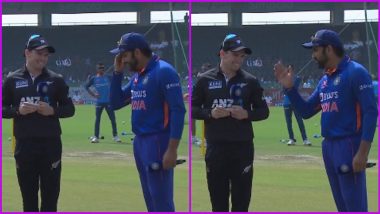 IND VS NZ, 2nd ODI 2023: न्यूज़ीलैंड के खिलाफ दुसरे वनडे में टॉस के दौरान कप्तान रोहित ने गजनी का दिलाया याद, देखें Twitter रिएक्शन