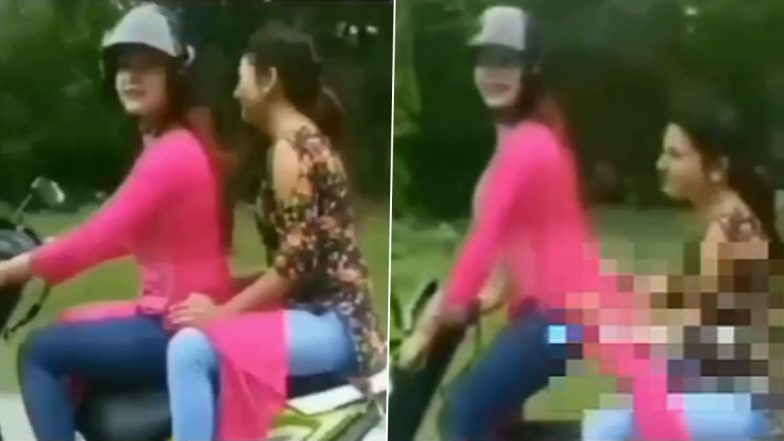 स्टैंड ऊपर किए बगैर ही सड़क पर स्कूटी चलाने लगी लड़की, उसके बाद जो हुआ… Viral Video देख हंसी से हो जाएंगे लोटपोट