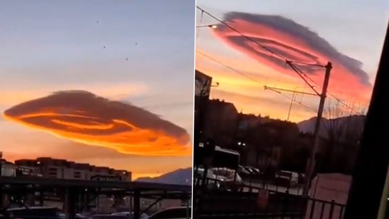 Turkey में मंडराता दिखा UFO के आकार का विशालकाय बादल, इस नजारे को देख हैरान हुए लोग (Watch Viral Video)