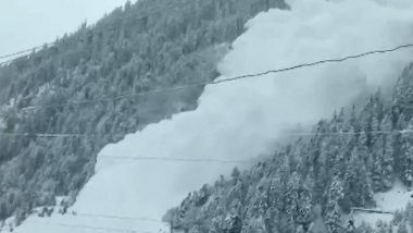 Jammu-Kashmir: गांदरबल जिले के सोनमर्ग क्षेत्र में हिमस्खलन, नहीं हुआ किसी प्रकार का कोई नुकसान (Watch Video)
