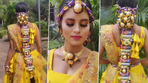 Chocolate Hair Style: देसी दुल्हन ने किया क्रेजी चॉकलेट हेयरस्टाइल, इंटरनेट पर भड़के लोग