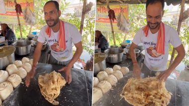 Pitai Paratha: स्ट्रीट फूड वेंडर बनाया पिटाई पराठा, इंटरनेट पर भड़के लोग, कहा- 'बनाने वाला गधा'