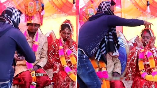 Video: स्टेज पर बैठी दुल्हन की आकर प्रेमी ने भर दी मांग, मुंह ताकता रह गया दूल्हा