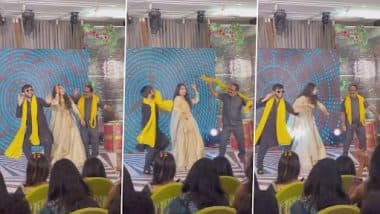 Bride and Father In Law Dance: 'कजरा रे कजरा रे' गाने पर पिता-बेटे और बहू ने किया जोरदार डांस, लोग हुए इम्प्रेस