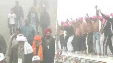 Congress Supporters Dance Shirtless: भारत जोड़ो यात्रा के दौरान हरियाणा में घने कोहरे के बीच शर्टलेस डांस करते दिखे कांग्रेस समर्थक, देखें वीडियो