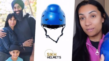 Sikh Helmets: कनाडा में सिख महिला ने अपने बच्चों के लिए बनाया सिख हेलमेट, देखें वीडियो