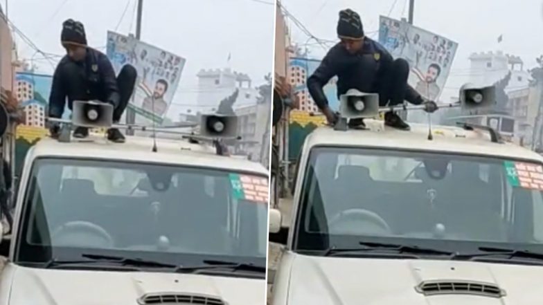 Video: बीजेपी के पंवासा मंडल अध्यक्ष की कार से ट्रैफिक पुलिस ने उतरवाए हूटर, 10 हजार रुपये का चालान भी काटा