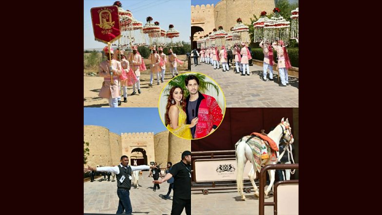 Sidharth And Kiara Wedding: सिद्धार्थ मल्होत्रा-कियारा आडवाणी की शादी के लिए बैंड, बाजा और बारात तैयार (View Pics)