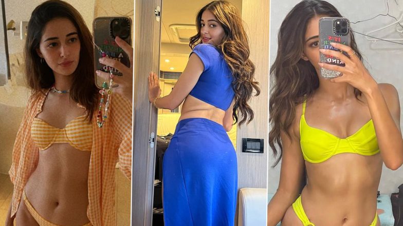 Ananya Panday ने सिजलिंग बिकनी पहन शेयर की Bathroom Selfie, एक्ट्रेस की हॉटनेस ने बढ़ाया सोशल मीडिया का तापमान  (View Pics)