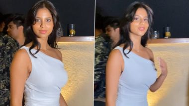 Suhana Khan ने ऑफ शोल्डर सिजलिंग बॉडीकॉन ड्रेस पहन गिराई बिजली, SRK की लाड़ली की कातिल अदाओं नें यूजर्स को किया घायल (Watch Video)