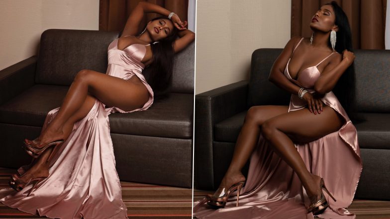 Nikita Gokhale Bold Pics: निकिता गोखले ने रिवीलिंग डीप नेक आउटफिट पहन दिए सेक्सी पोज, बोल्ड मॉडल की हॉटनेस ने बढ़ाया सोशल मीडिया का पारा (View Pics)