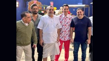 Hera Pheri 3: Akshay Kumar, Paresh Rawal और  Suniel Shetty ने शुरु की 'हेरा फेरी 3' की शूटिंग, सामने आई सेट की तस्वीर (View Pic)