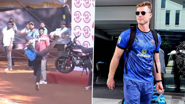 Karnataka&nbsp;Viral Catch Video:&nbsp;कर्नाटक में लोकल खिलाड़ी ने किया ऐसा फील्डिंग, जिम्मी नीशम और सचिन तेंदुलकर हुए कायल, देखें वीडियो