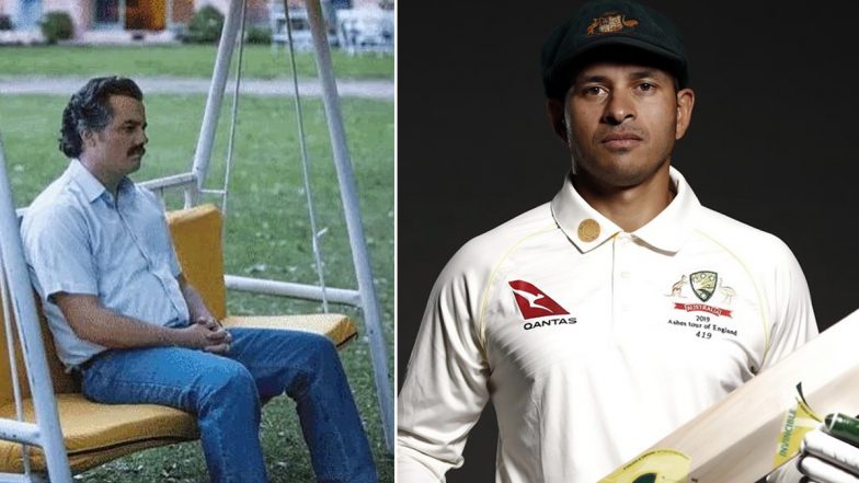 IND vs AUS Test Series 2023: भारत दौरे के लिए ऑस्ट्रलियाई खिलाड़ी उस्मान ख्वाजा के वीजा में देरी, पाब्लो एस्कोबार का पॉपुलर मीम शेयर करके ली चुटकी