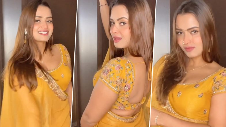 Neelam Giri Video: भोजपुरी एक्ट्रेस नीलम गिरी ने सेक्सी साड़ी पहनकर लगाए ठुमके, देसी भाभी स्टाइल से जीता दिल