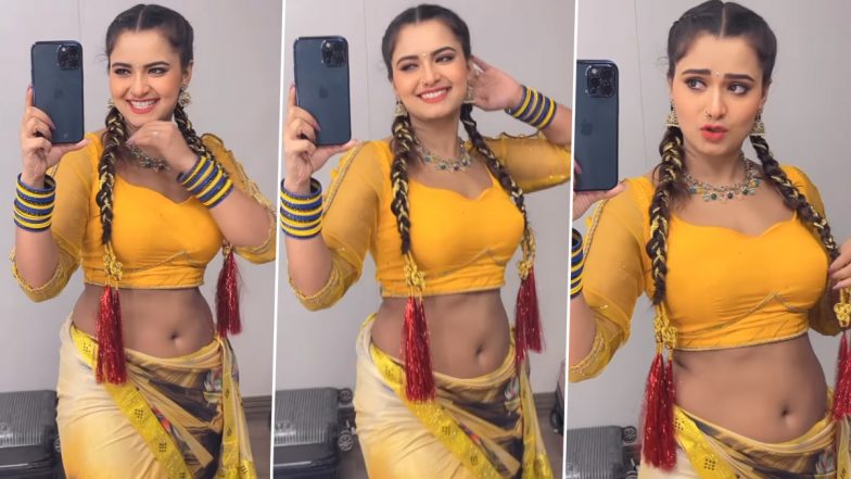 Neelam Giri Hot Video: भोजपुरी फिल्मों की हसीन अदाकारा नीलम गिरी ने सेक्सी साड़ी पहनकर लगाए ठुमके, देसी अवतार देखकर पिघले फैंस