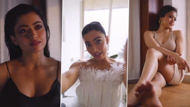 Rashmika Mandanna ने हॉट फोटोशूट से बढ़ाया सोशल मीडिया का तपामान, एक्ट्रेस की सेक्सी अदाएं उड़ा देंगी आपके होश (Watch Video)