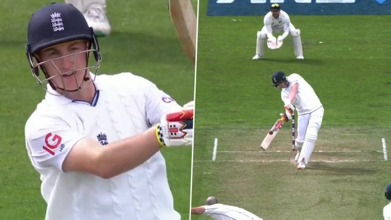 ENG vs NZ Test Series: हैरी ब्रूक ने फिर ठोकी सेंचुरी, महज 9 पारियों में जड़ चुके हैं 4 शतक और 3 अर्धशतक; चौंकाने वाला है औसत (Watch Video)