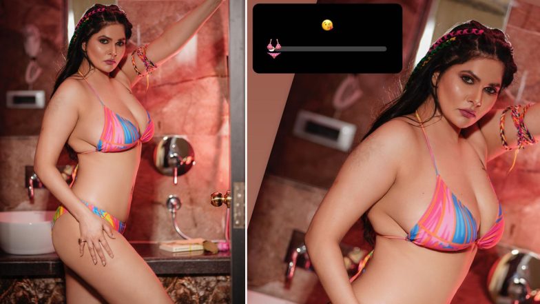 XXX और बोल्ड एक्ट्रेस Aabha Paul ने सेक्सी बिकिनी पहनकर दिया हॉट पोज, बोल्डनेस से मचाई सनसनी