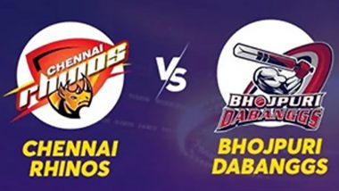 Chennai Rhinos vs Bhojpuri Dabanggs CCL 2023 Match Live Streaming: आज सेलिब्रिटी क्रिकेट लीग में चेन्नई राइनोस और भोजपुरी दबंग्स के बीच खेला जाएगा मुकाबला, यहां जानें कब- कहां और कैसे देखें लाइव एक्शन