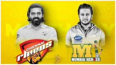 Chennai Rhinos vs Mumbai Heroes CCL 2023 Match Live Streaming: सेलिब्रिटी क्रिकेट लीग में चेन्नई राइनोस बनाम मुंबई हीरोज मैच आज, यहां जानें कब, कहां और कैसे देखें टीवी पर या लाइव प्रसारण