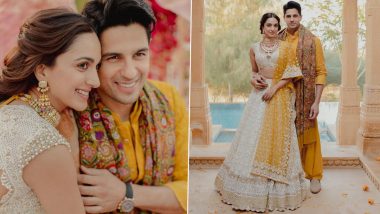 Kiara Advani And Sidharth Malhotra Pics: पति सिद्धार्थ के साथ प्यार के रंग में डूबीं कियारा,  नवविवाहित जोड़े की खूबसूरत तस्वीरें देख यूजर्स हार बैठे अपना दिल (View Pics)