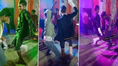 VIRAL VIDEO: एक हाथ और एक पैर से फ्रैक्चर युवक ने दोस्त की शादी में जमकर किया डांस, लोग देखकर हुए हैरान
