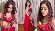 Nikki Tamboli ने सिजलिंग रेड आउटफिट पहन गिराई बिजली, मॉडल की हॉटनेस ने बढ़ाया सोशल मीडिया का पारा (Watch Video)
