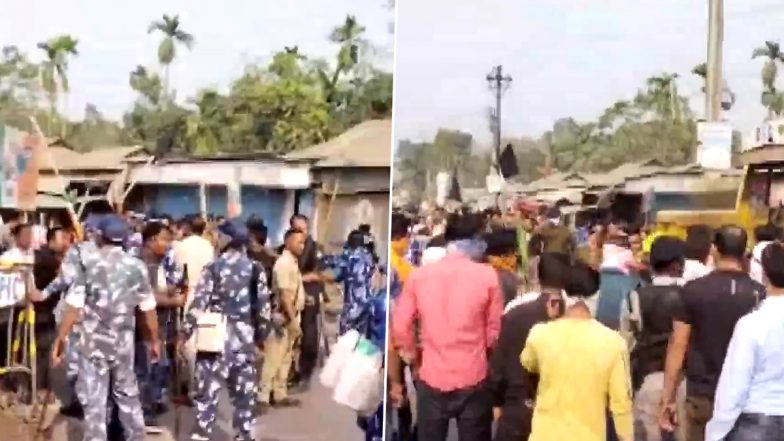 Nisith Pramanik Convoy Attacked: पश्चिम बंगाल के कूचबिहार में केंद्रीय राज्य मंत्री निशीथ प्रमाणिक के काफिले पर हमला, काले झंडे भी दिखाए गए (Watch Video)