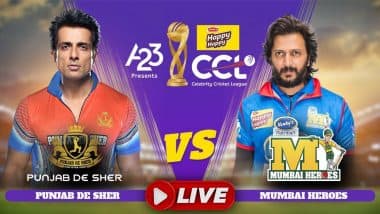 Punjab De Sher vs Mumbai Heroes CCL 2023 Match Live Streaming: आज सेलिब्रिटी क्रिकेट लीग में पंजाब दे शेर और मुंबई हीरोज के बीच खेला जाएगा मुकाबला, यहां जानें कब- कहां और कैसे देखें लाइव एक्शन