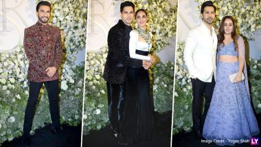 Sidharth Malhotra-Kiara Advani Wedding Reception: सिद्धार्थ मल्होत्रा और कियारा आडवाणी की रिसेप्शन पार्टी में लगा स्टार्स का जमावड़ा (See Pics)